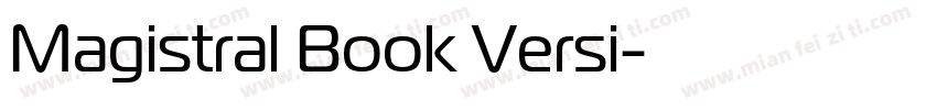 Magistral Book Versi字体转换